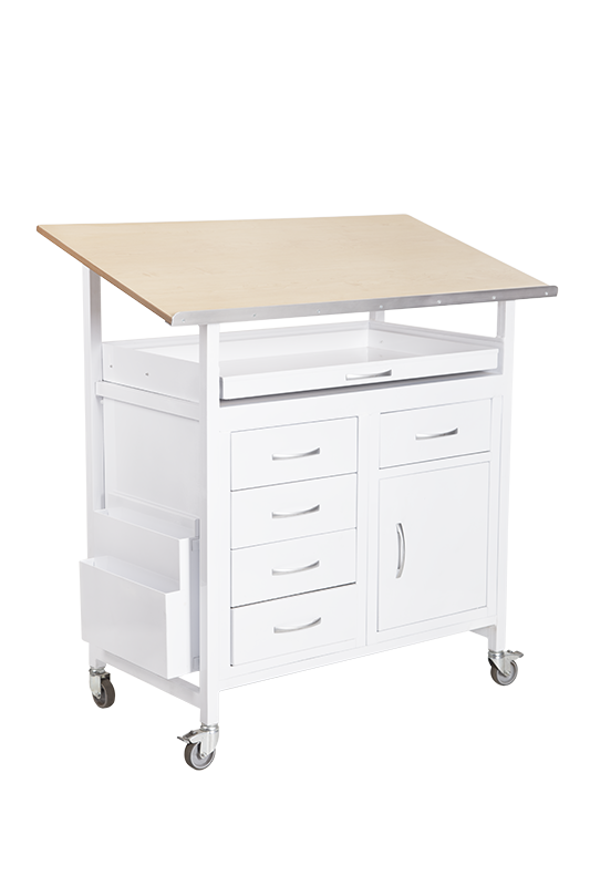 BS 105 ICU Bed End Trolley