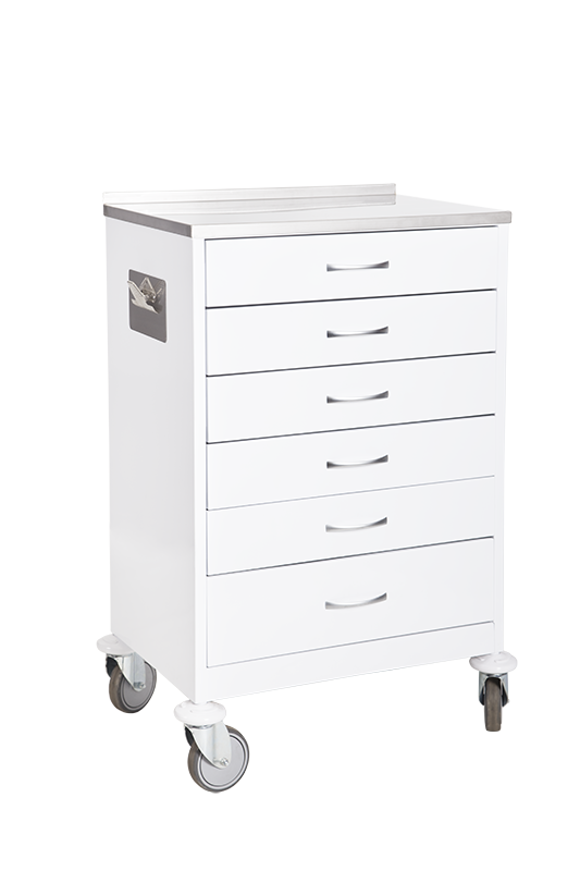 BS 26 C/A Anaesthetic Trolley-6 Drawer Only