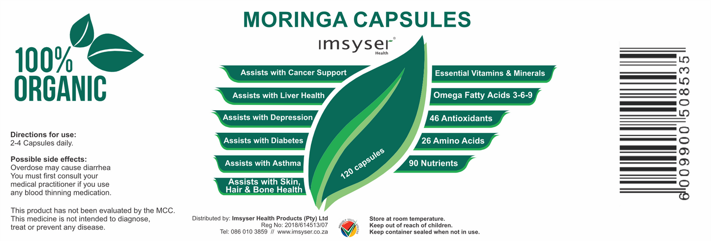 Moringa Capsules 120's