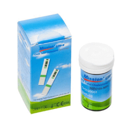 Cholesterol Mission Biosensor Strips 25's