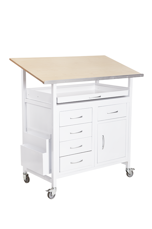 BS 105 ICU Bed End Trolley