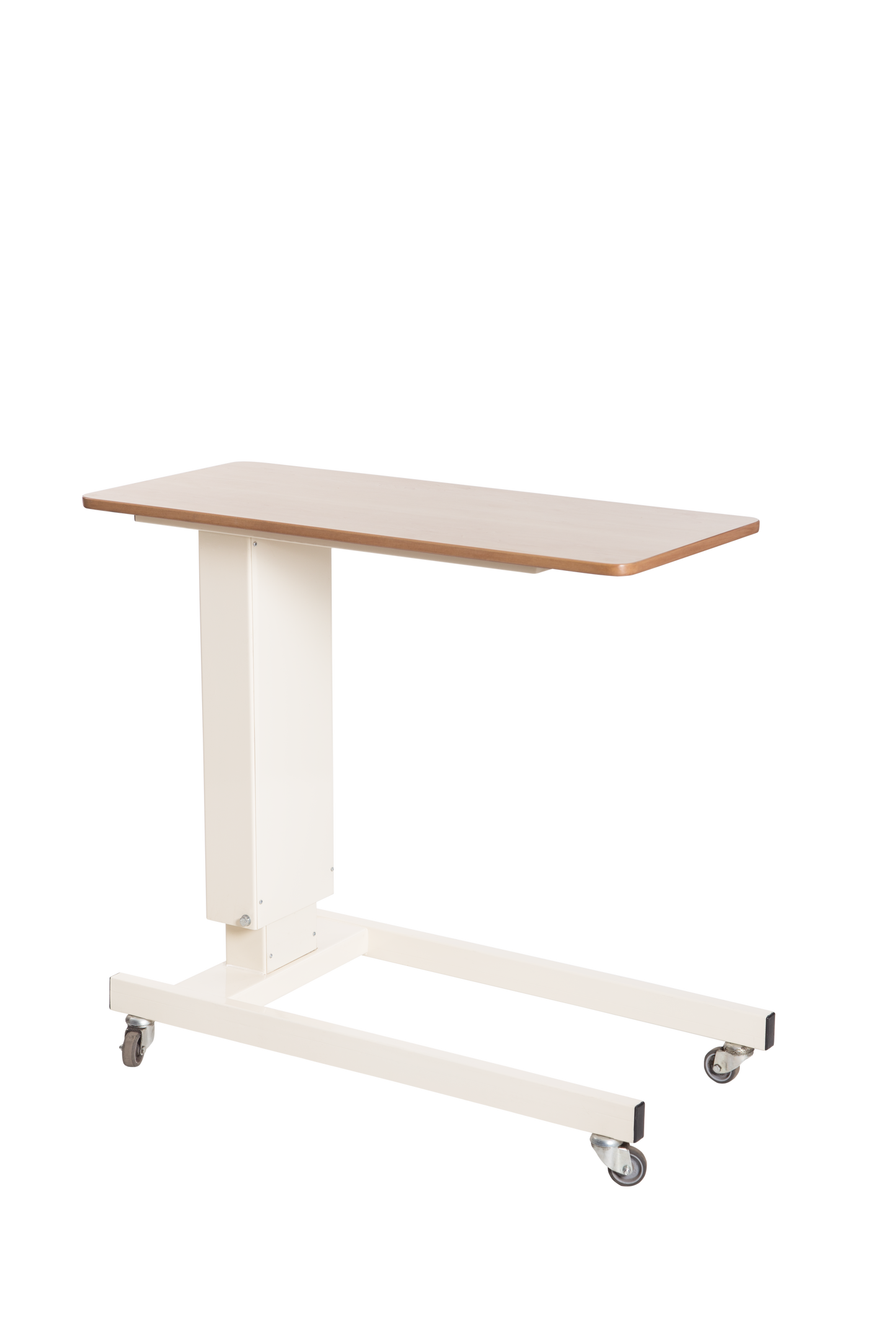 BS 22DB Hi-Low Overbed Table-Specialised Stainless Steel Top