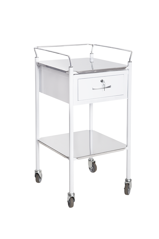 BS 55 Anaesthetic Trolley-1 Drawer