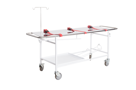 BS 86 Patient Trolley With Stainless Steel Top