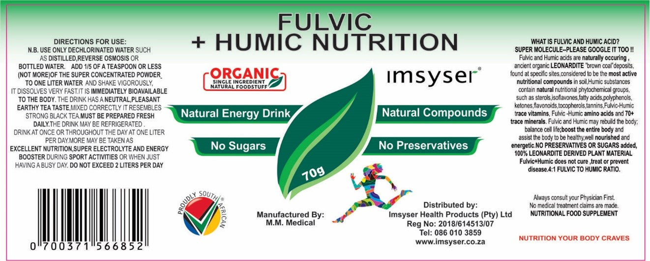 Fulvic + Humic Nutritional Powder 70g