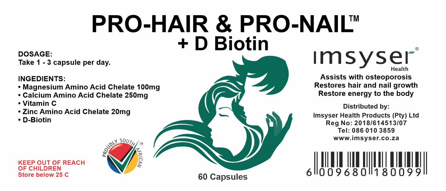 Pro Hair & Nail Capsules 60's