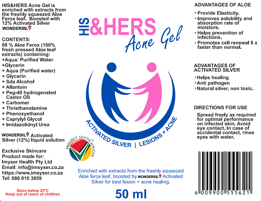 His&Hers Acne Gel 50ml