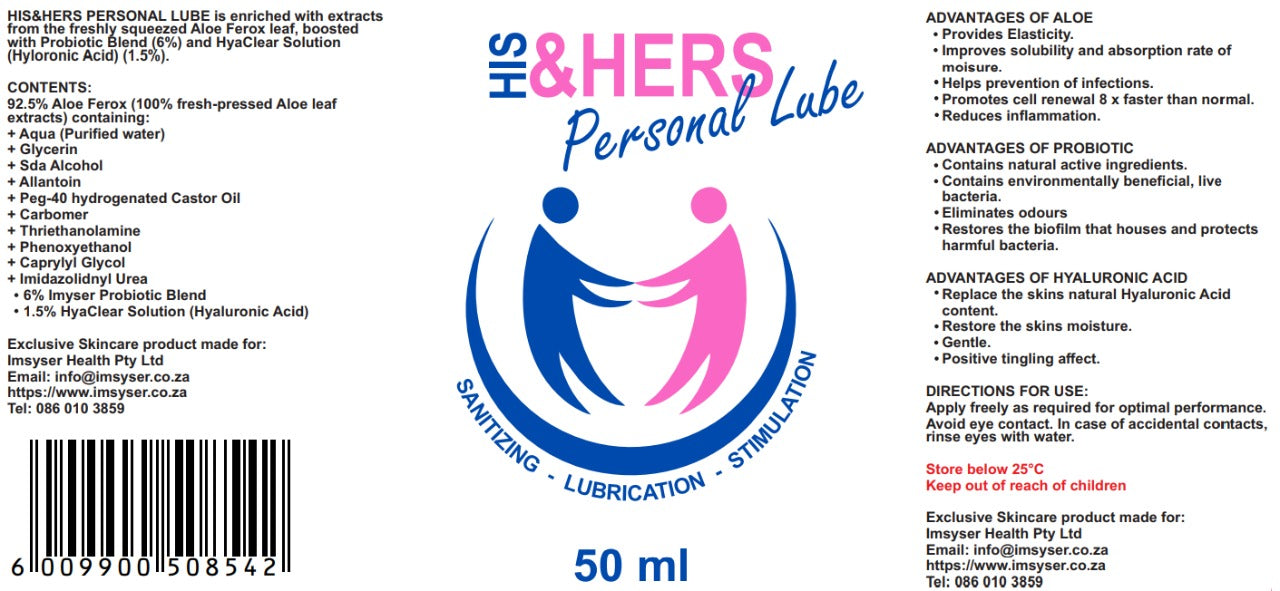 His&Hers Personal Lube 80ml